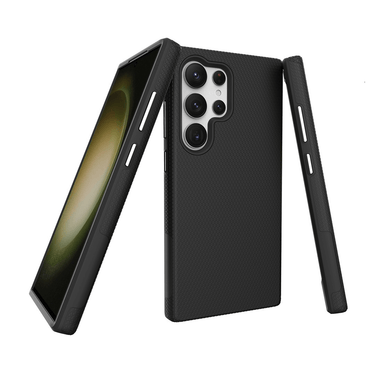 Samsung Galaxy S24 Ultra Compatible Case Cover With Shockproof Rugged Design- Black